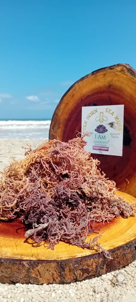 Purple Seamoss 1kg 100% Organic Sea Moss package