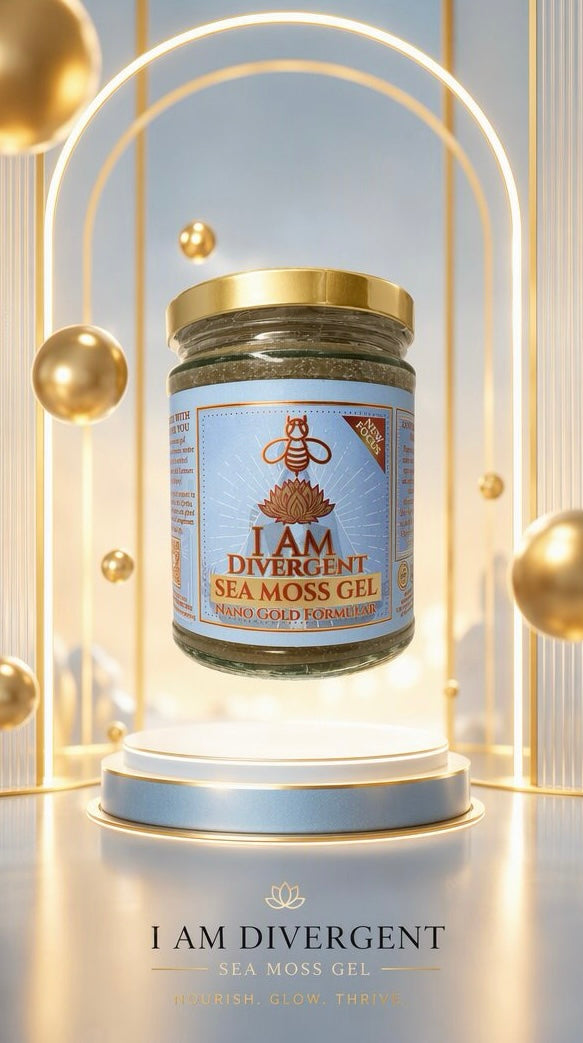 Wildcrafted Zanzibari Sea Moss Gel with Colloidal Gold 500ml