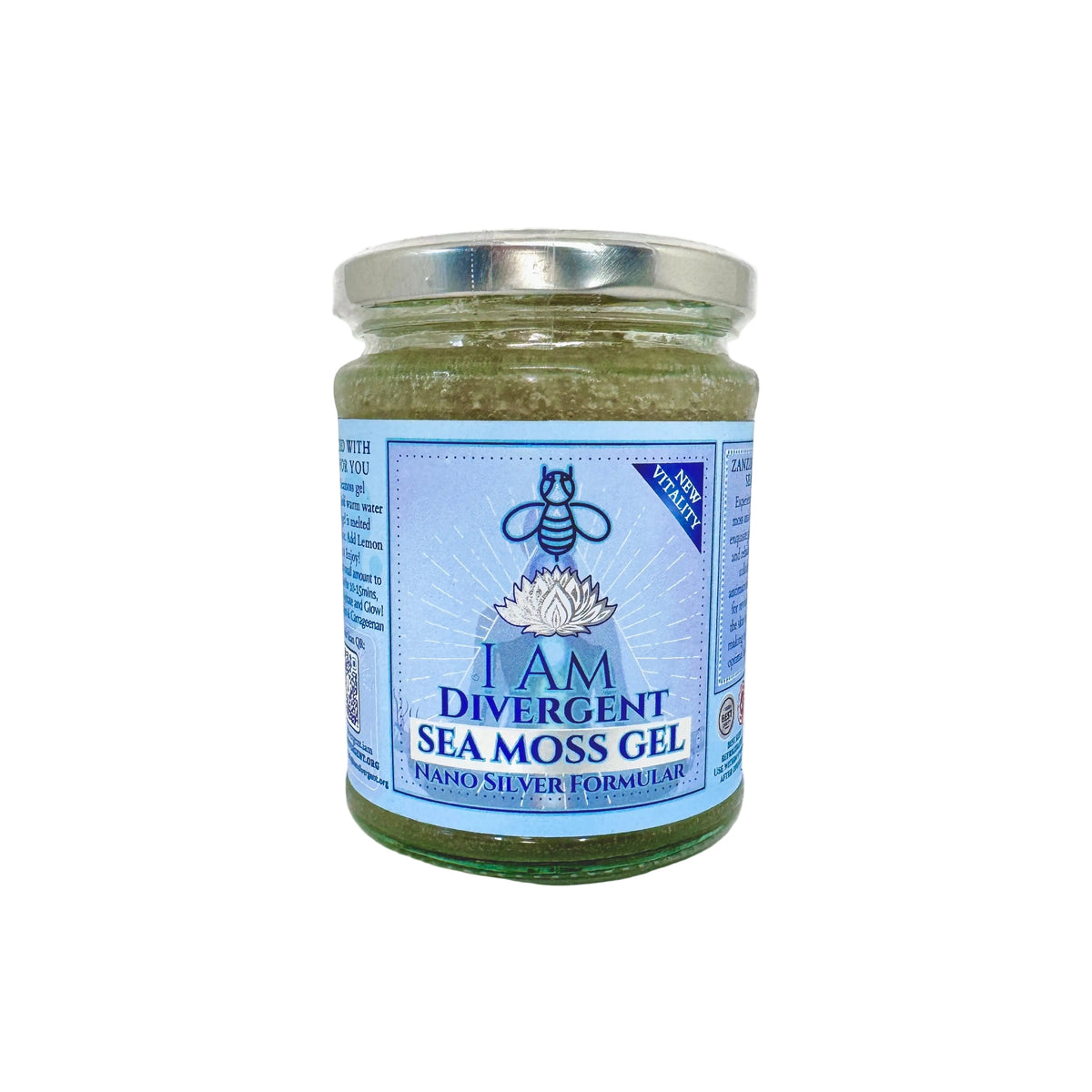 Wildcrafted Zanzibari Sea Moss Gel with Colloidal Silver 300ml