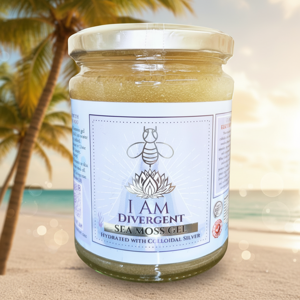 Seamoss Gel 30% OFF RRP- ORGANIC ZANZIBARI SILVER SEAMOSS GEL 300ml VEGAN