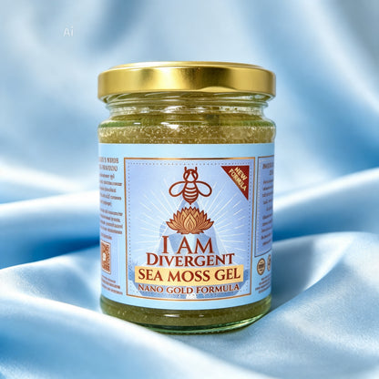 Wildcrafted Zanzibari Sea Moss Gel with Colloidal Gold 500ml