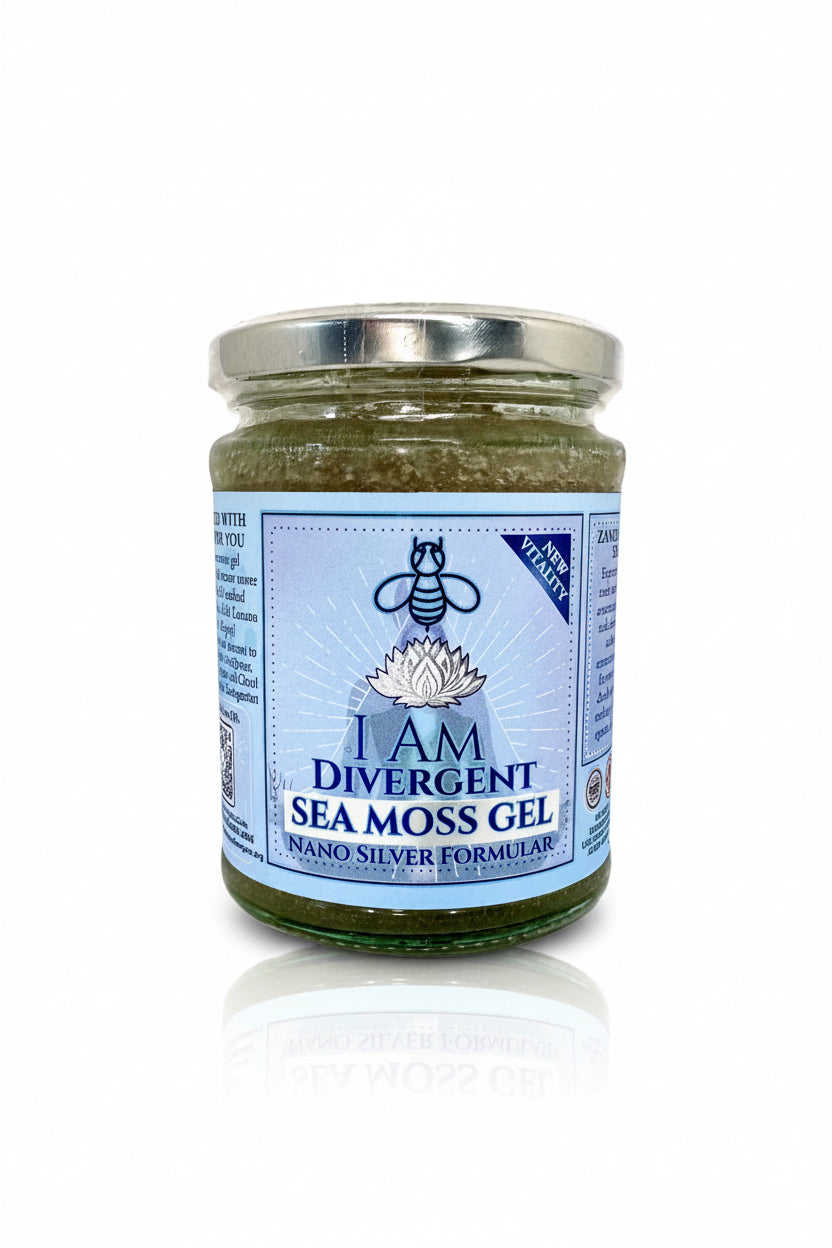Wildcrafted Zanzibari Sea Moss Gel with Colloidal Silver 300ml