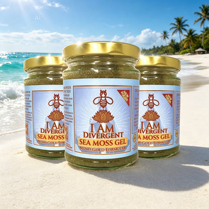 SEA MOSS GEL 3 PACK - 500ml - COLLOIDAL GOLD ZANZIBARI SEAMOSS