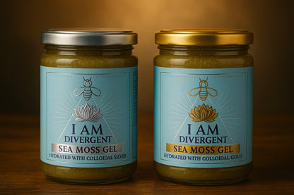 💛+🩶 SEAMOSS GEL 🎯 300ml x2 TWIN PACK - GOLD & SILVER - SUPERIOR 🥇 COMBO🥈 48hr Fast Delivery 🚚 💨