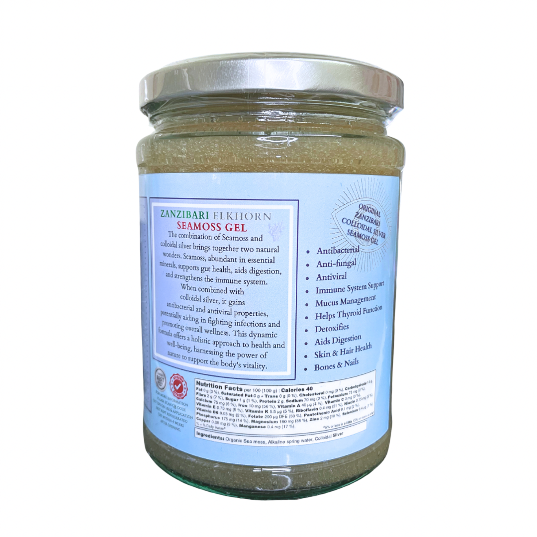 🩶 500ml (Silver) I Am Divergent Seamoss Gel+