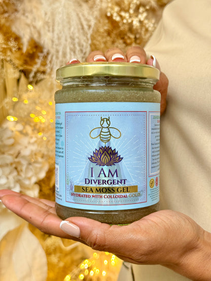 SEAMOSS GEL- Colloidal Gold 500ml - PREMIUM Wildcrafted Oganic Vegan ⭐️⭐️⭐️⭐️⭐️ 48hr Fast Delivery